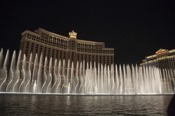 Las Vegas Bellagio Hotel Casino, featured with its world famous — Stock Photo, Image