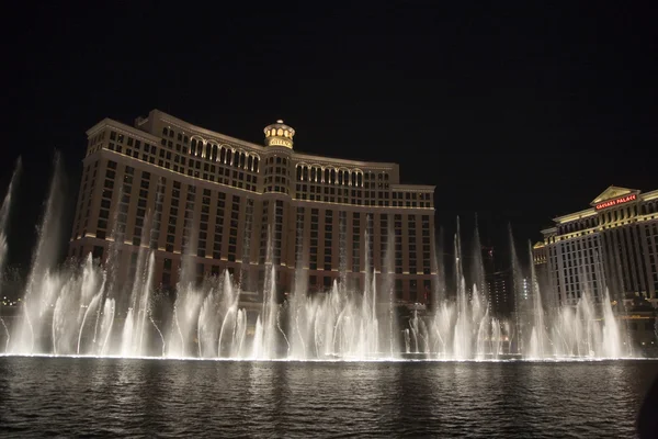 Las Vegas Bellagio Hotel Casino, featured with its world famous — Stock Photo, Image