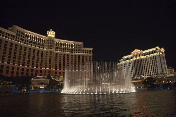 Las Vegas Bellagio Hotel Casino, prezentat cu faimoasa sa lume — Fotografie, imagine de stoc