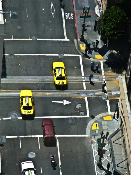 stock image Birds view to streets of san Francisco