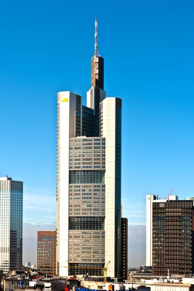 View to skyline of Frankfurt with Hauptwache — Stock Photo, Image