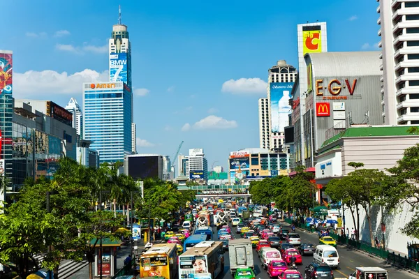 Dugóban Bangkokban — Stock Fotó