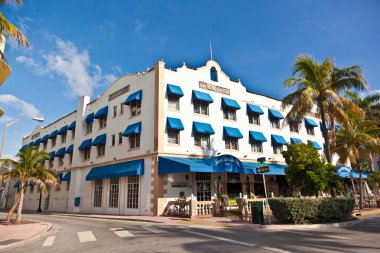 Güney Miami'de art deco tarzında güzel evler