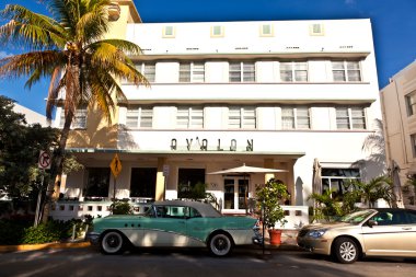 Güney Miami'de art deco tarzında güzel evler