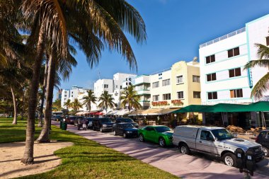 Güney Miami'de art deco tarzında güzel evler