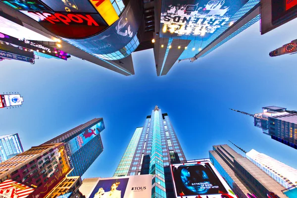 타임 스퀘어는 뉴욕 시의 상징 — 스톡 사진