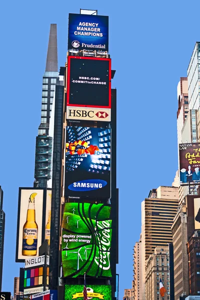 Таймс-сквер - символ Нью-Йорка — стоковое фото