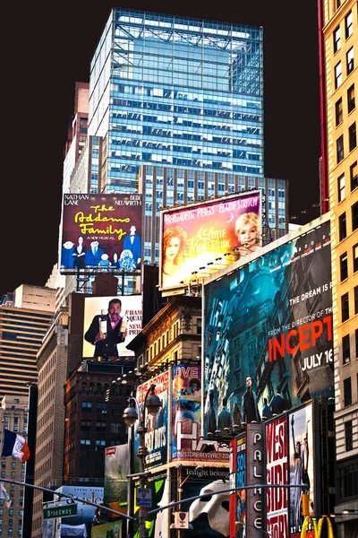 Times Square, con teatri di Broadway — Foto Stock