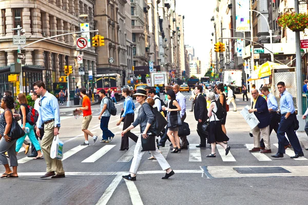 Date prisa en Manhattan —  Fotos de Stock