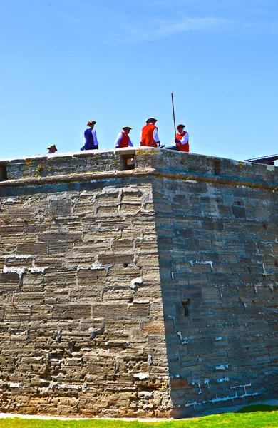 Castillo de san marco - oude fort in st. augustine, florida — Stockfoto