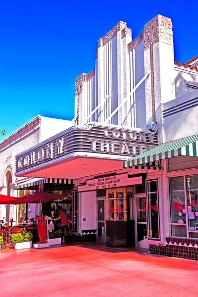 Famous Colony Art Deco Theater — Stock Photo, Image