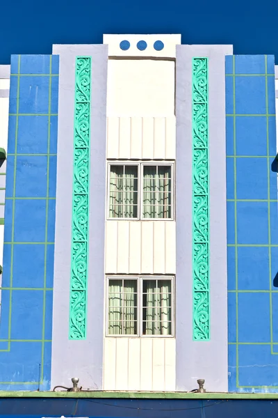 Bellissime case in stile Art Deco nel sud di Miami — Foto Stock