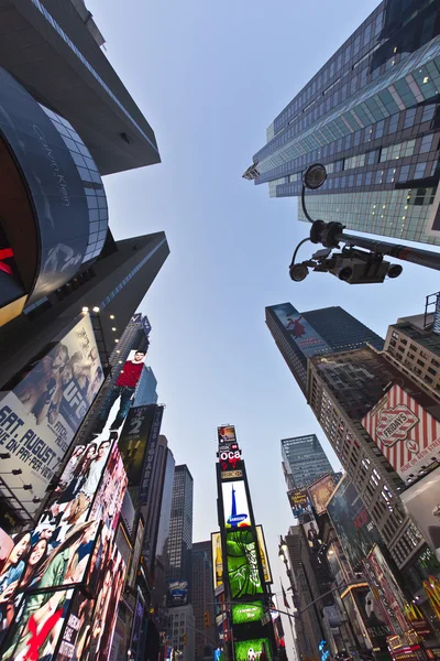 Times square is een symbool van new york city Rechtenvrije Stockafbeeldingen