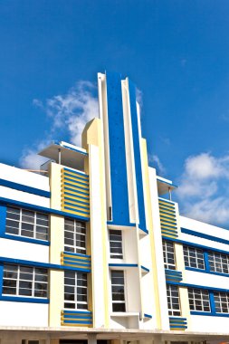 Güney Miami'de art deco tarzında güzel evler