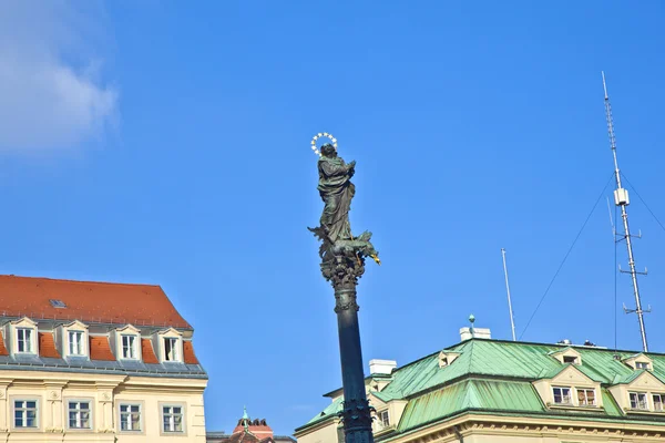 stock image Marian column in vienna am Hof