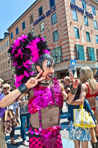 Celebrar el día de la calle Christopher en Munich con color —  Fotos de Stock