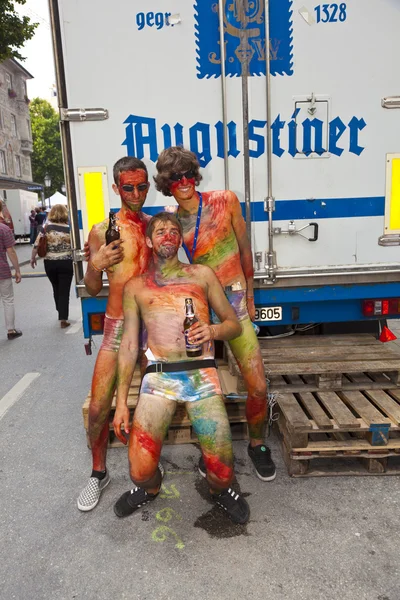 Christopher Sokağı günü Münih'te renk ile kutluyoruz. — Stok fotoğraf