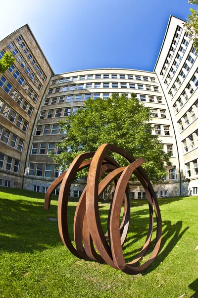 Skulptur biennale blickachsen in frankfurt. — Stockfoto