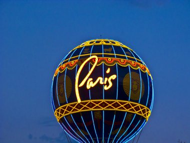 The Hotel Paris Vegas with the Eiffel tower clipart