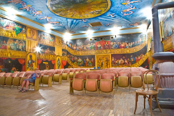 Malowany teatr i opera "amargosa opera house" w valle śmierci — Zdjęcie stockowe