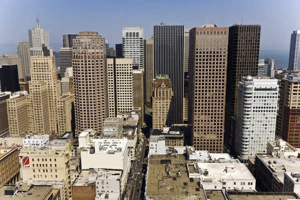 Vista desde la azotea a la ciudad de San Francisco —  Fotos de Stock