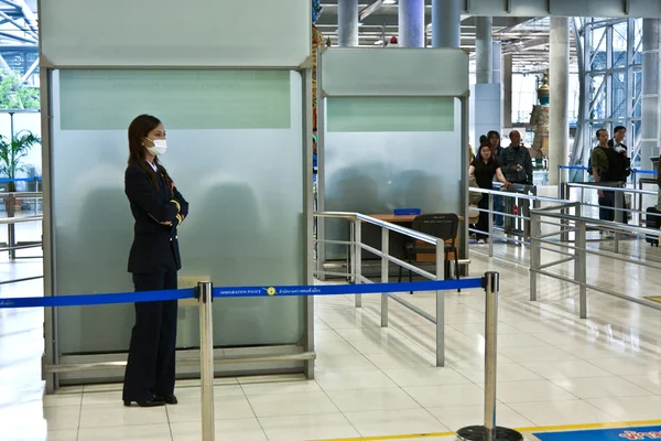 Allmänna uppfattningen av suvarnabhumi internationella flygplats — Stockfoto