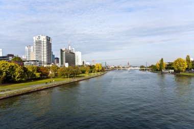 skyline frankfurt hauptwache ve dikey görüntüleme