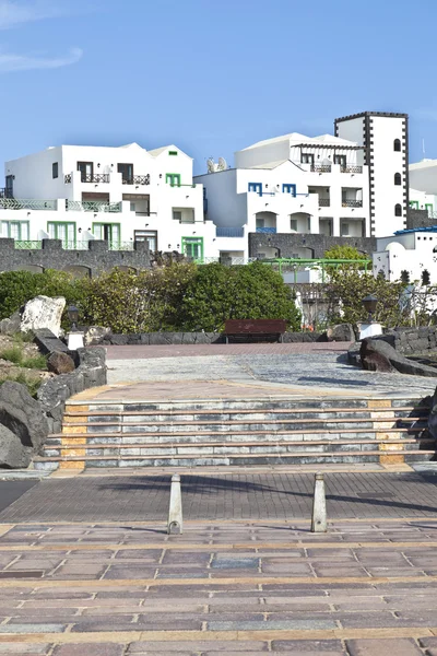 Новая жилая площадь в Playa Blanca — стоковое фото
