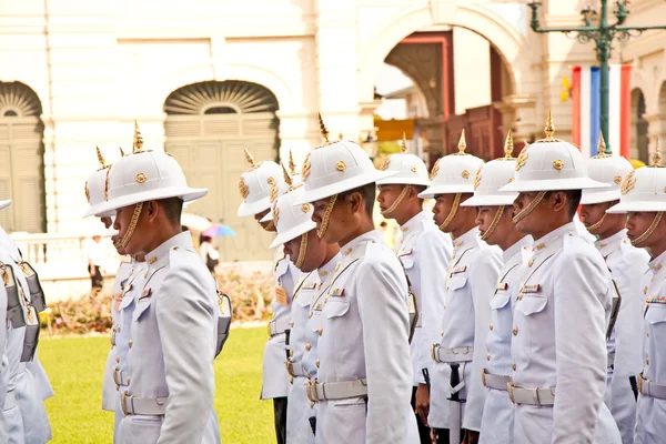 Парад королевской гвардии, в Большом дворце, смена Гу — стоковое фото