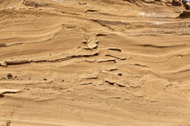 el golfo, lanzarote, mavi gökyüzü ile volkanik taş oluşumu