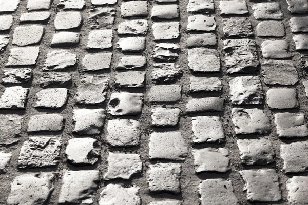Stary chrzanić kamień ulicy we Frankfurcie nad Menem — Zdjęcie stockowe