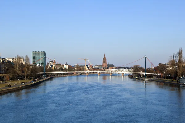 Stadtbild von Frankfurt am Main, Deutschland. — Stockfoto