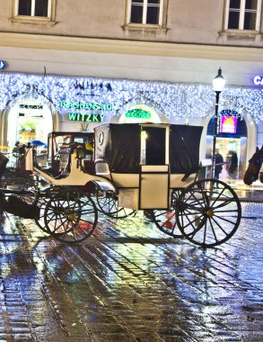 stefansplatz Viyana'nın kalbinde, at temelli taşıma