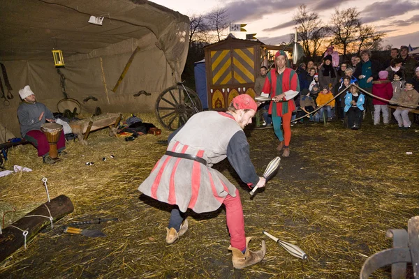Knight festival på den berömda ronneburg — Stockfoto