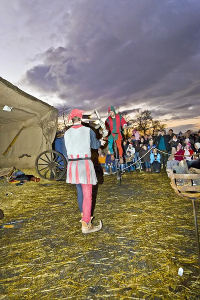 A híres Ronneburg lovag fesztivál — Stock Fotó