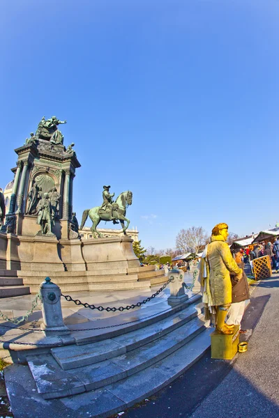 Maria theresia pomnik, w Wiedniu — Zdjęcie stockowe