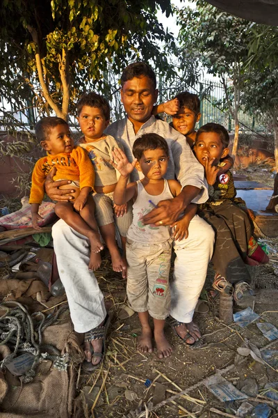 Op de meena bazaar markt in delhi, india. — Stockfoto