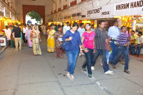 Butik inne på meena bazaar i Röda fortet — Stockfoto