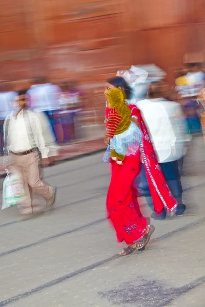 Tienda dentro del bazar Meena en el Fuerte Rojo — Foto de Stock