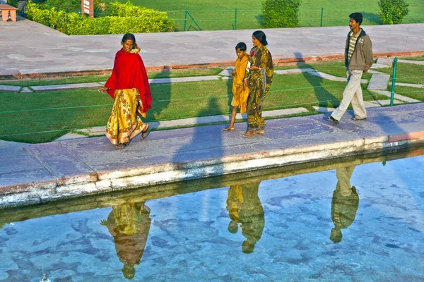 인도 인도에서 타지마 할 방문 — 스톡 사진