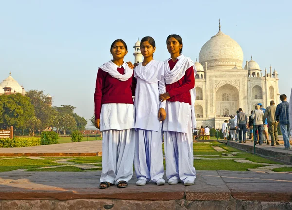 인도 인도에서 타지마 할 방문 — 스톡 사진