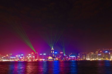 Hong kong ünlü lazer harber show gördün mü kowloon