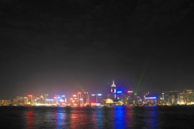 Hong kong ünlü lazer harber show gördün mü kowloon