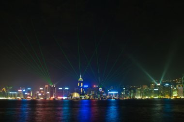 Hong kong ünlü lazer harber show gördün mü kowloon