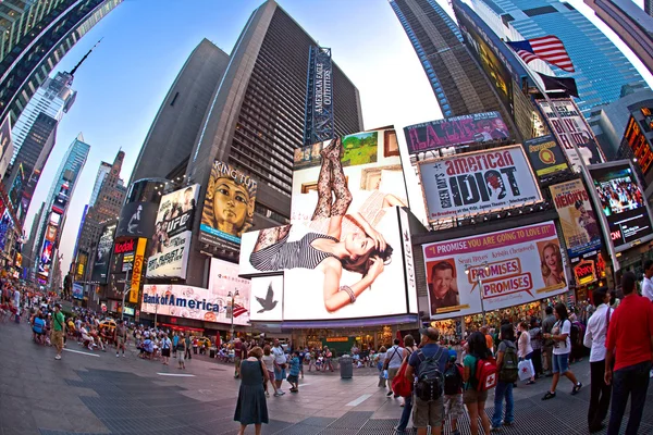 Times Squares é um símbolo da cidade de Nova Iorque — Fotografia de Stock