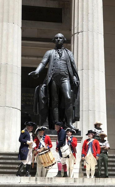 stock image Ceremony for declaration of independence in old costumes