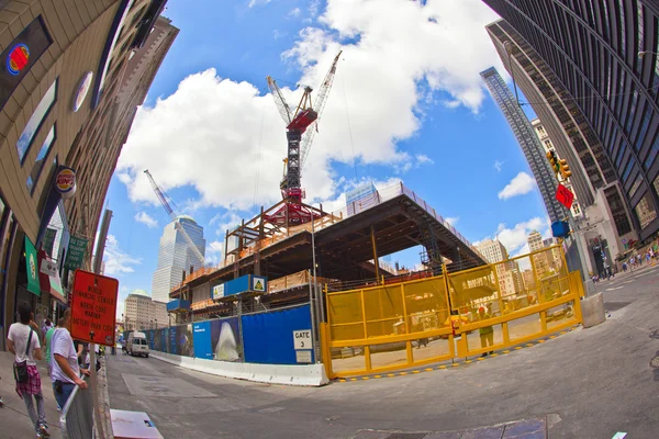 Construction site in Ground Zero, New York — Stock Photo, Image