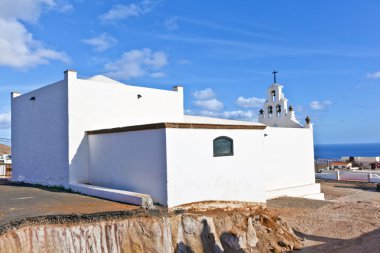 Lanzarote 'deki San Bartholomae Katolik Kilisesi.