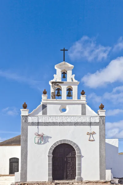 Bella chiesa cattolica di San Bartolomeo a Lanzarote — Foto Stock