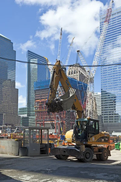 Будмайданчик у Ground Zero, Нью-Йорк — стокове фото